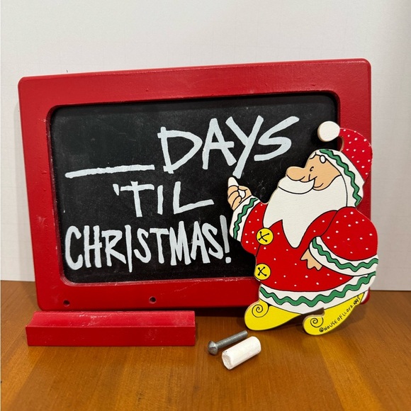 Vintage 1995 days till Christmas sign - Picture 5 of 8